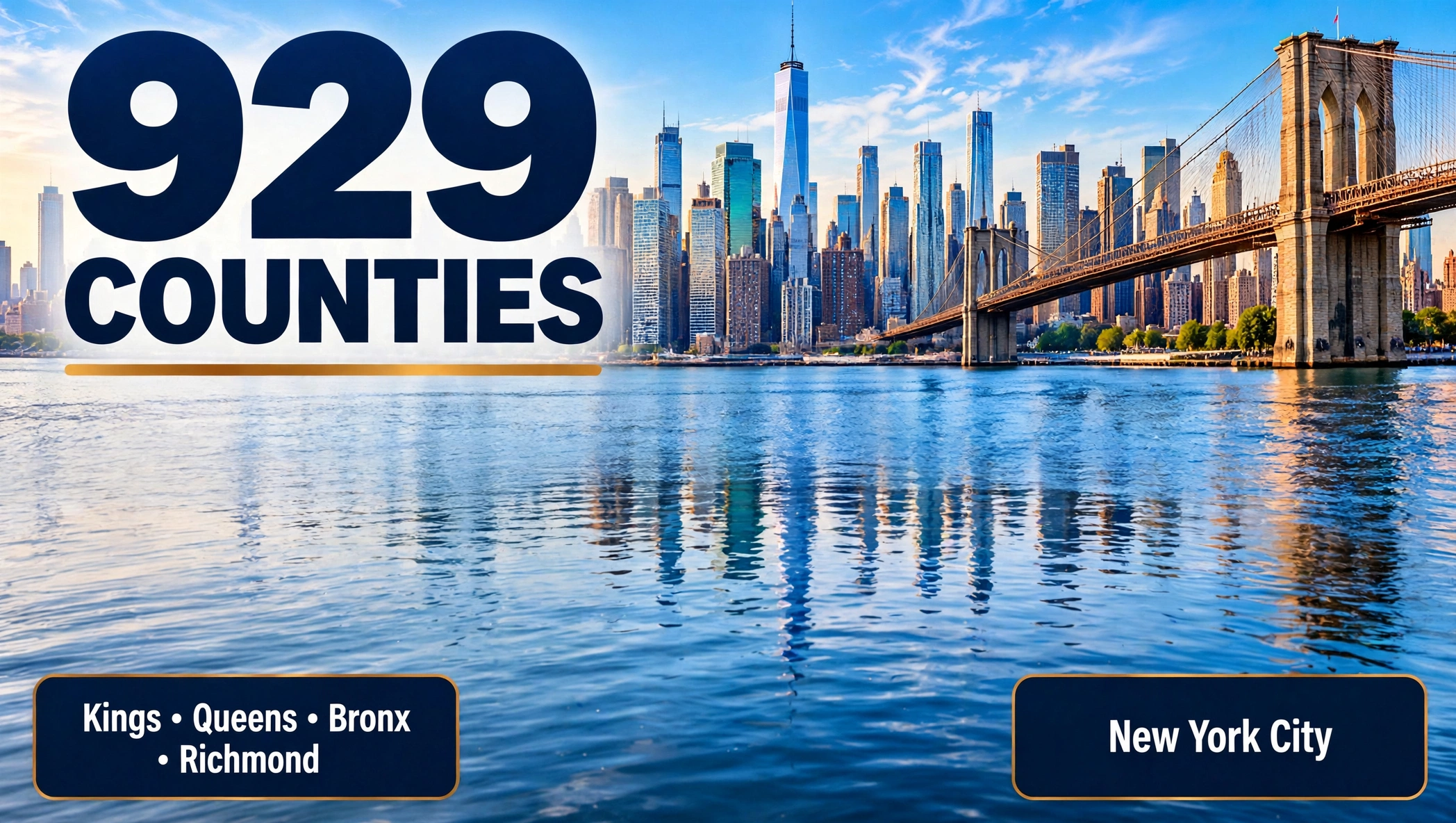 929 counties table borough by borough