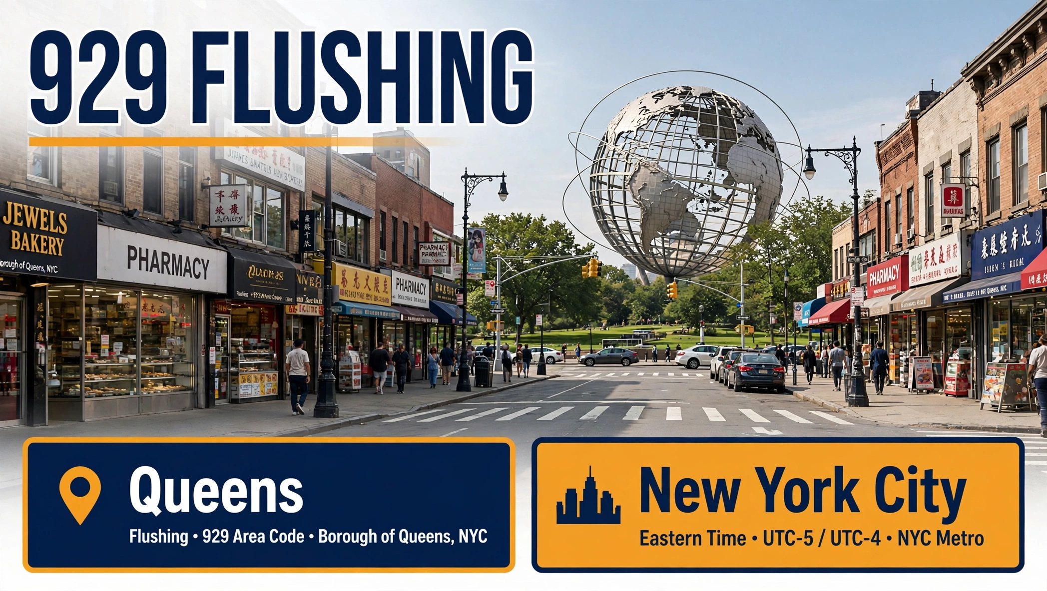 Flushing ZIP codes and where it sits in the 929 area