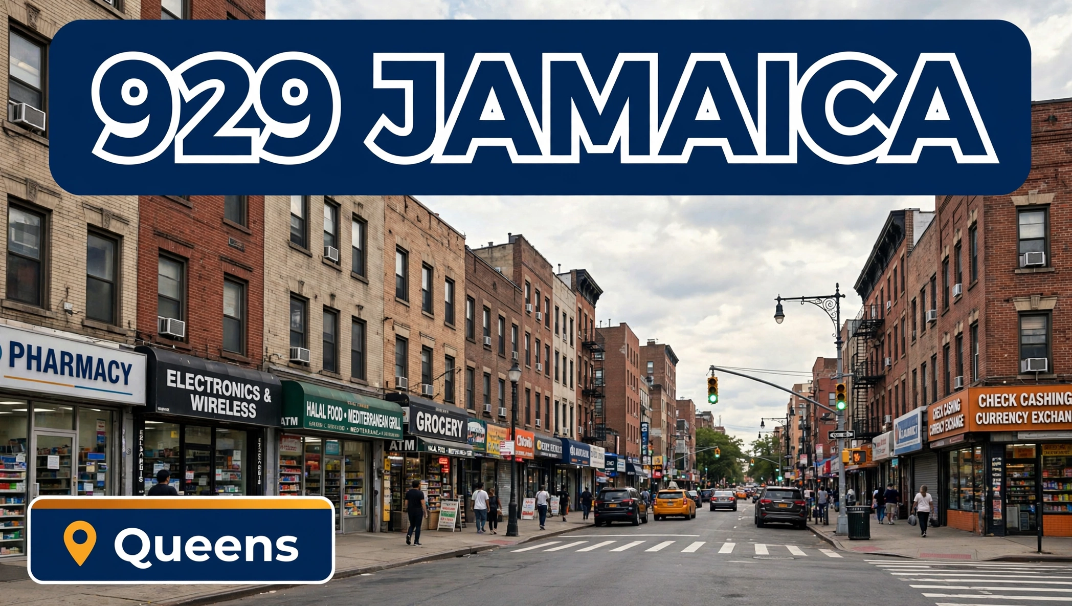 929 area code Jamaica Queens guide