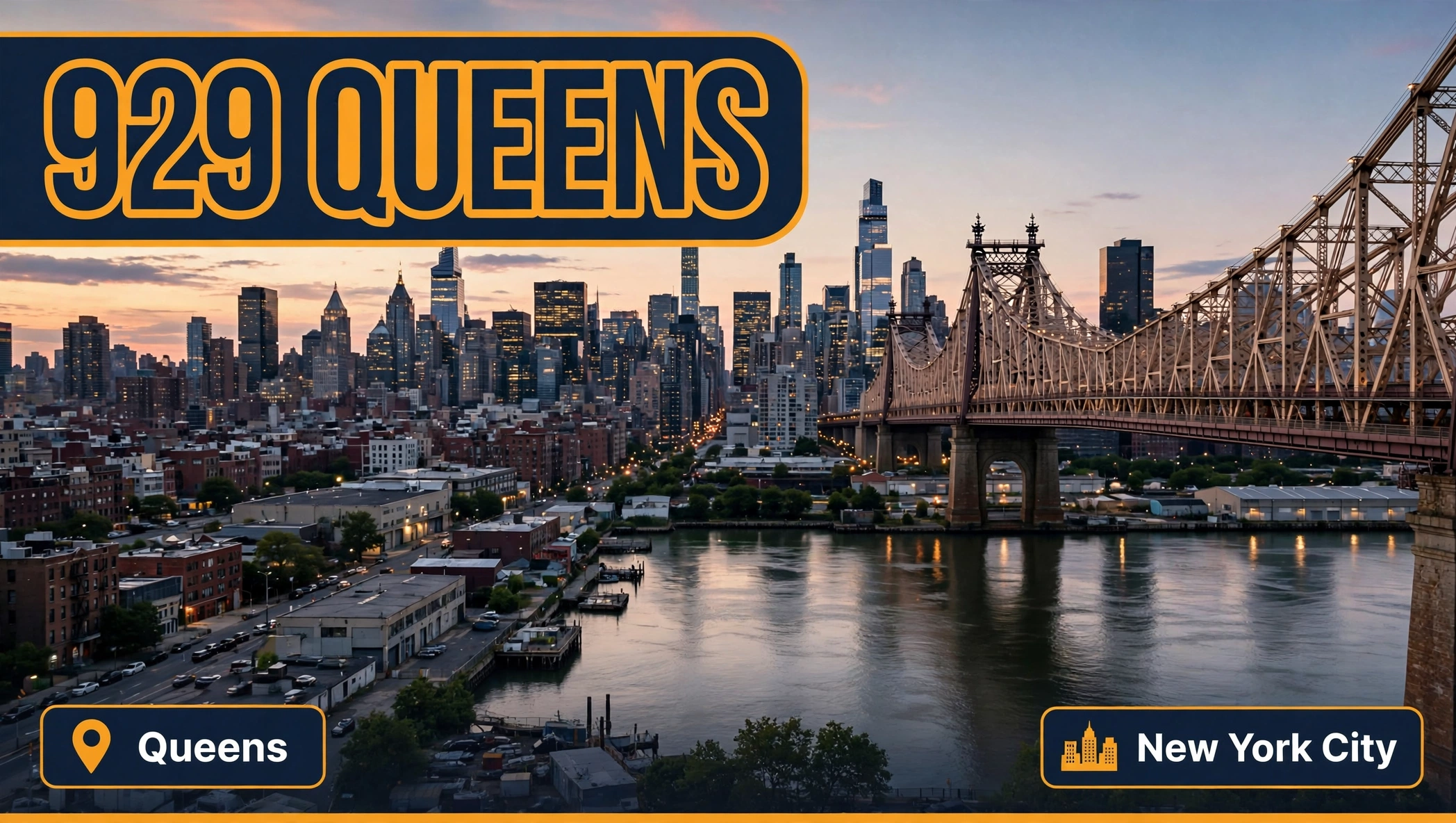 Queens ZIP codes and neighbourhoods in the 929 area