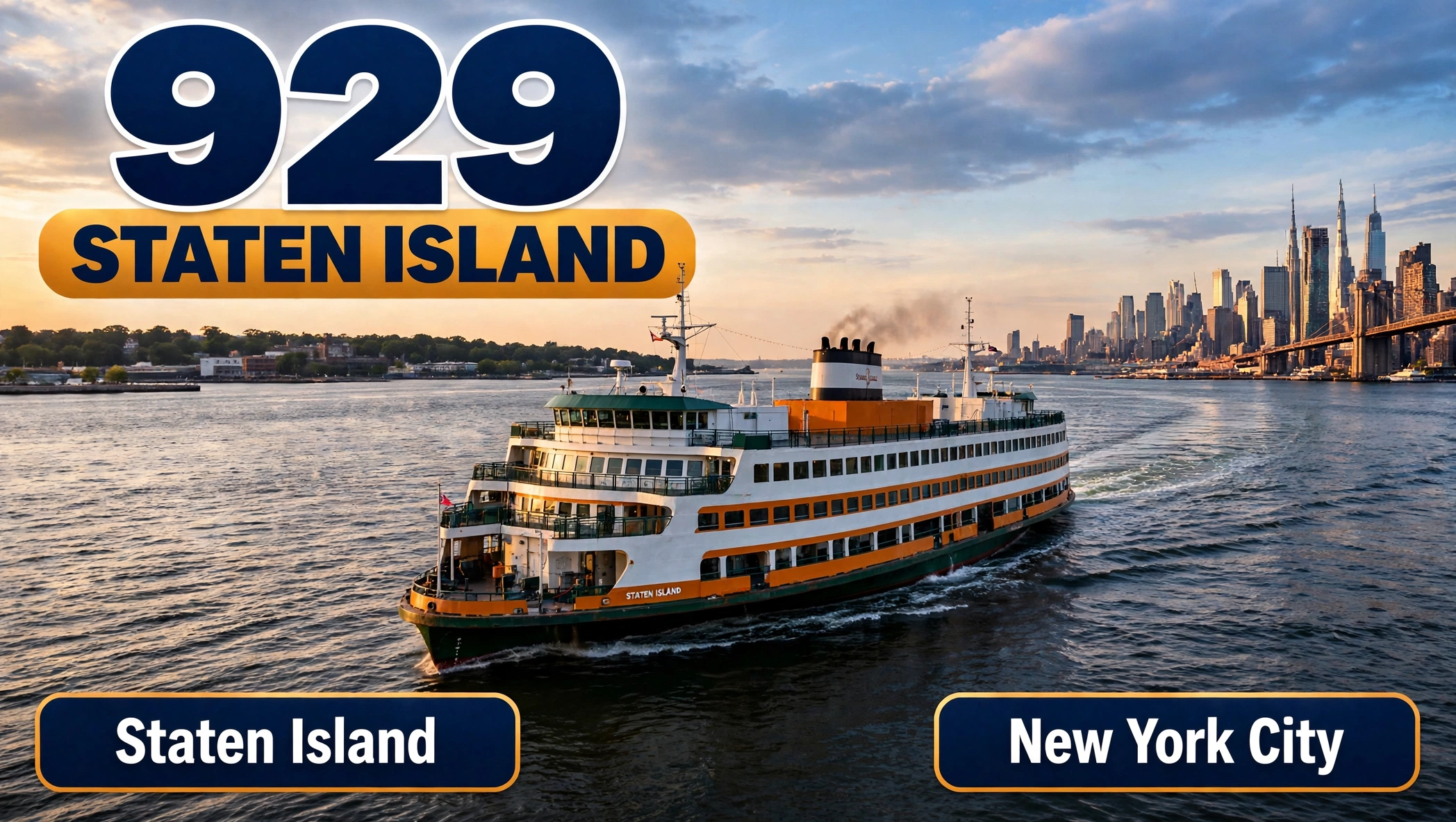 Staten Island ZIP codes and neighbourhoods in the 929 area