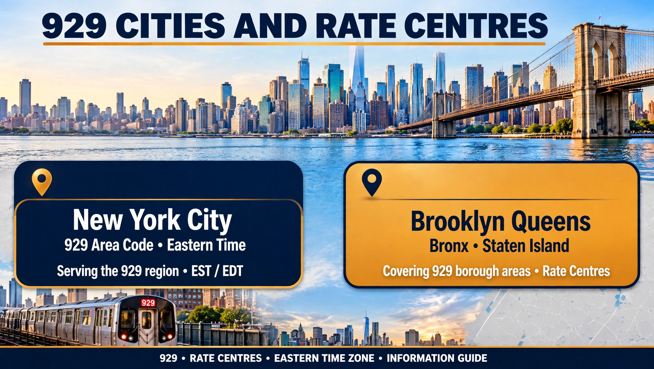 Rate centres explained for 929