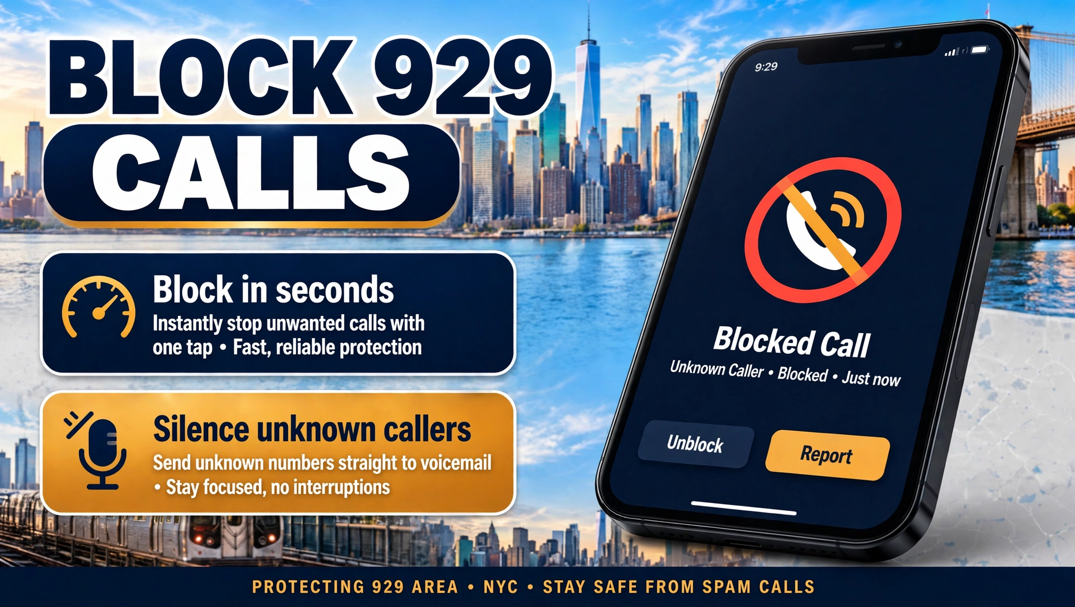 Blocking and filtering 929 calls on iPhone