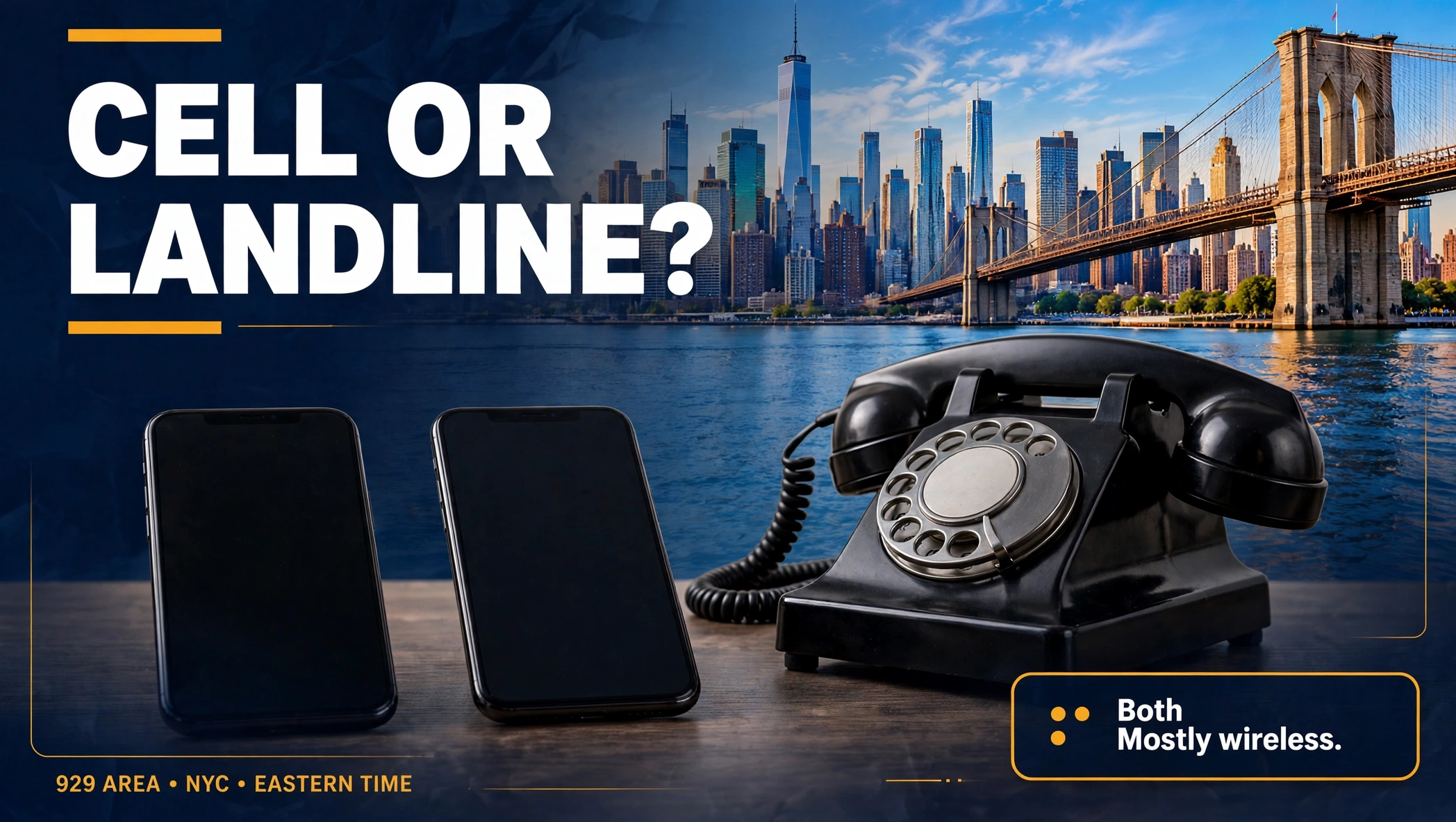 Is 929 cell phone or landline guide