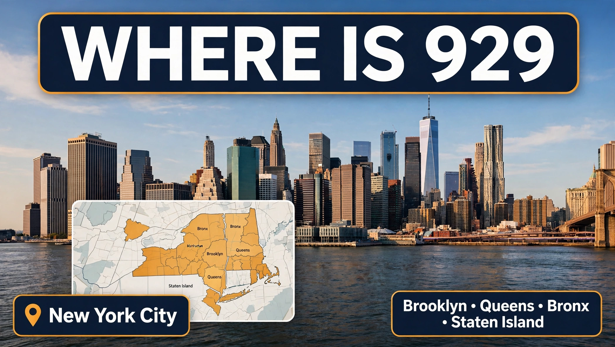 929 area code location by borough and county
